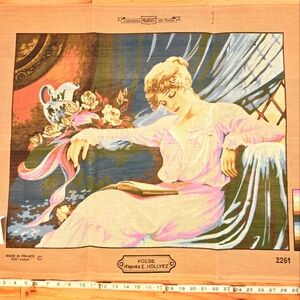 Vintage Needlepoint Canvas - Margot Creations De Paris